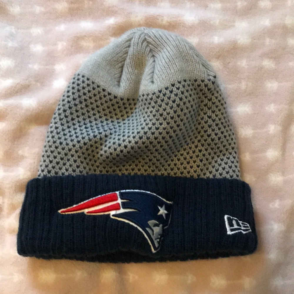New England Patriots winter beanie hat